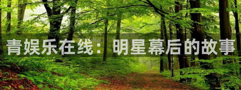 银河娱乐2官网：青娱乐在线：明星幕后的故事