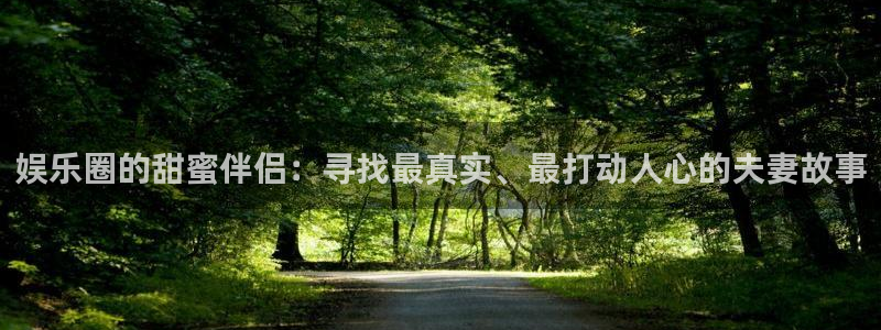 银河娱乐招商：娱乐圈的甜蜜伴侣：寻找最真实、最打动人心的夫妻故事
